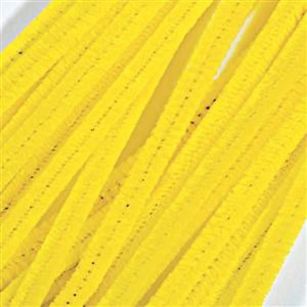 Pfeifenputzer (Biegeplüsch) gelb